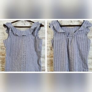 A.N.A. Ruffled Tank Blouse